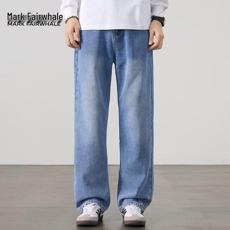 Mark Fairwhale Men's Vintage Washed Straight Jeans
