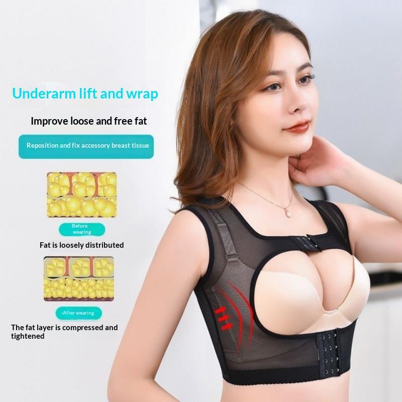 Невидимый Корсет-Корректор Фигуры Женский Пояс-Корректор Осанки Груди Поддержка Спины и Плеч Женский Топ-Труба Нижнее Белье Больших Размеров