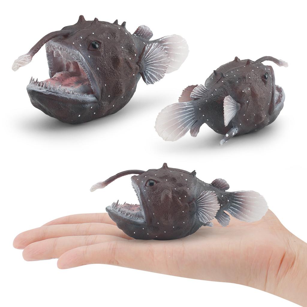 Симуляция Морской Жизни, Игрушка Модель Рыбы, Морской Черт, Рыба Жаба, Групер, Украшение Животное Подводного Мира