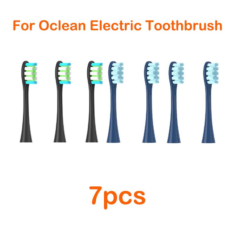 XiaomiFor Oclean Flow/X/ X PRO/ Z1/ F1/ One/ Air 2 /SE Brush Heads Soft DuPont Sonic Toothbrush Vacuum Bristle 7pcs Replacement Heads