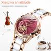 JINSHIDUN Movement JinshidUN Brand Watch Waterproof Steel Ceramic Mechanical Watch Women's Watch Women's Watch