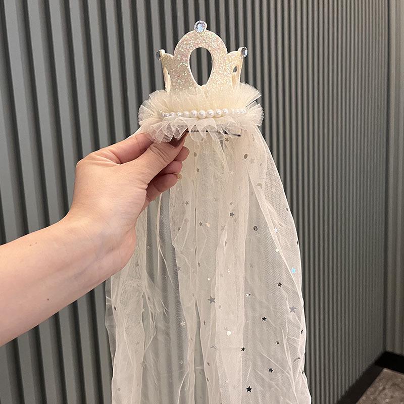 Корейская принцесса 3D корона повязка на голову фата для дня рождения и девушки-цветочницы