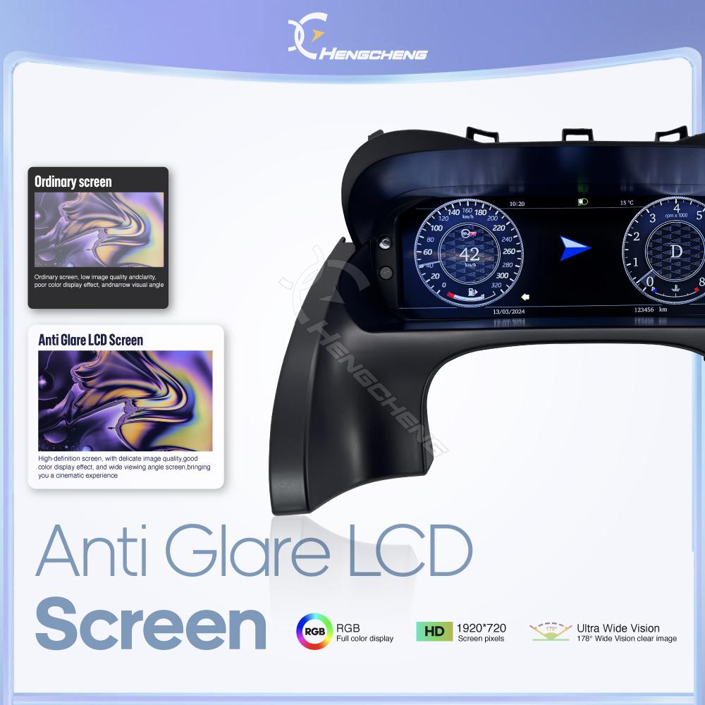 LHD Для Jaguar F-TYPE 2012-2020 ЖК-панель приборов Carplay Виртуальная приборная панель Цифровая приборная панель Спидометр Carplay