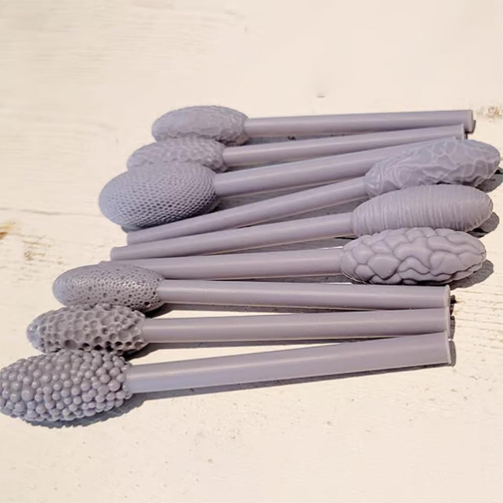 Набор инструментов для создания художественной текстуры, набор овальных текстурных инструментов, набор валиков для моделирования узоров для поделок своими руками/начинающих/профессионалов