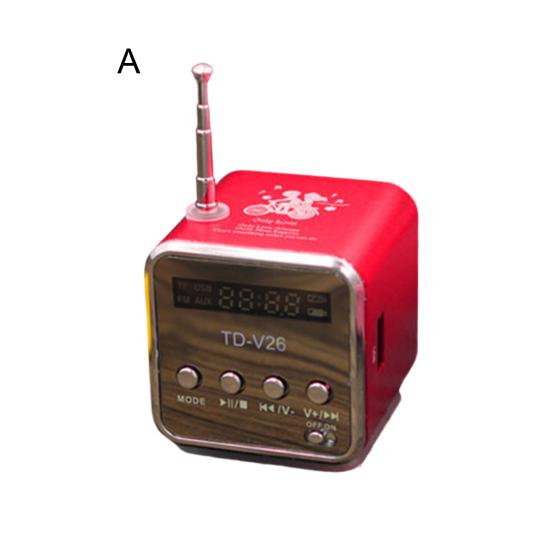 1/2 шт. Мини-динамик с поддержкой Bluetooth, цифровой дисплей, стабильное соединение, водонепроницаемый, перезаряжаемый, FM-радио, музыкальный плеер