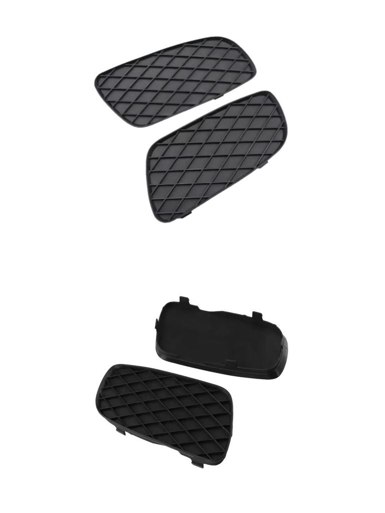 Front Bumper Lower Grille Fog Light Cover for SMART FORTWO 451 (4518260124, 4518260224).