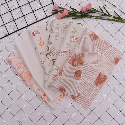 100 шт. Обертки для выпечки, сэндвичей, гамбургеров, хлеба, маслостойкая бумага, вощеная бумага, антипригарные