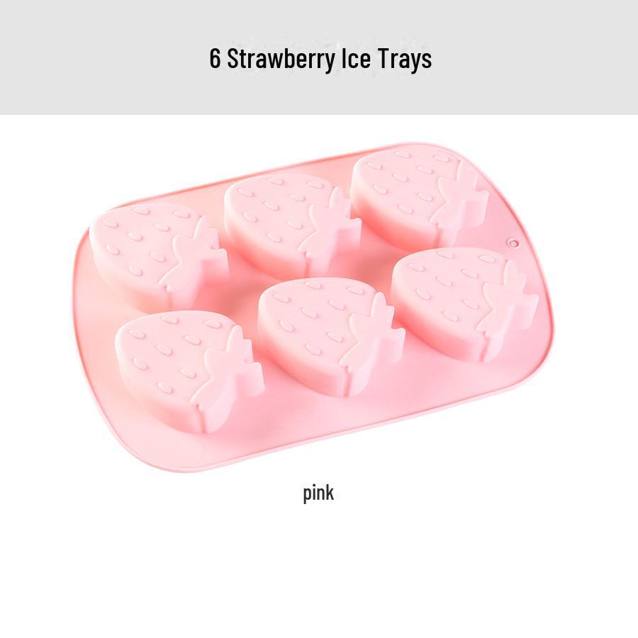 Силиконовая форма для льда своими руками с фруктовыми фигурками: Клубника, Арбуз, Ананас