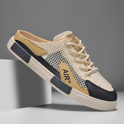 Большой размер 47 роскошные мужские полутапочки сандалии удобная повседневная обувь мужская мода кроссовки для отдыха мужские тапочки сланцы обувь мужская