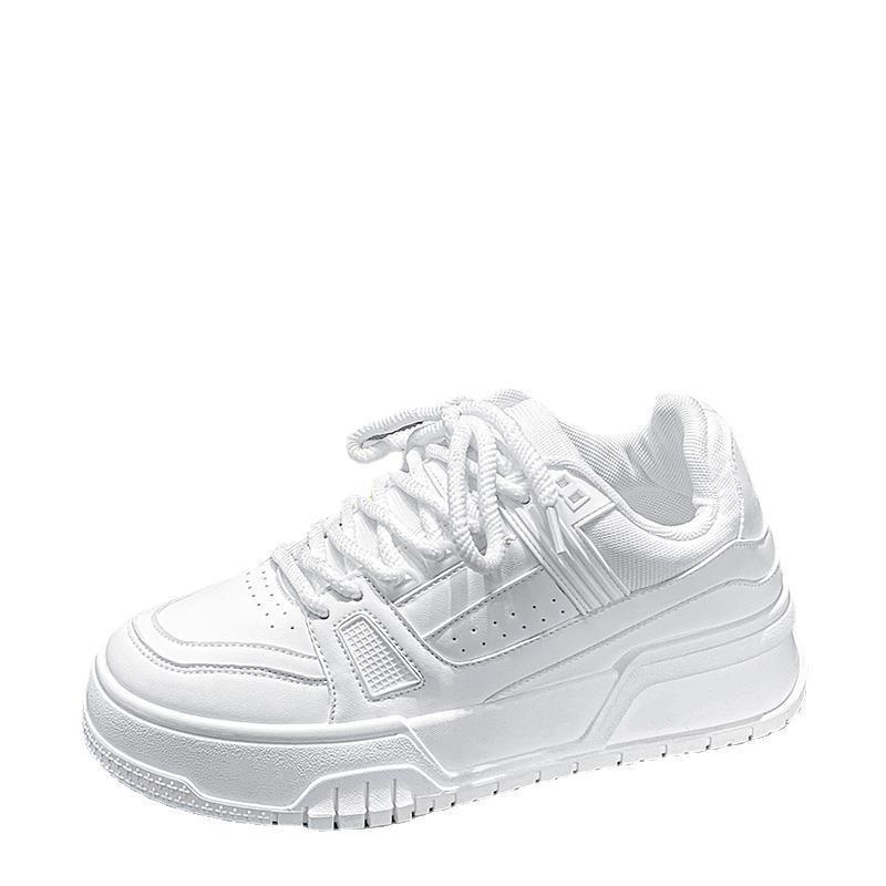 Мужские черные весенние повседневные кроссовки на толстой подошве для работы и спорта