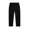 Li Ning Logo Print Mid Waist Loose Cuff Casual Pants Men Pants Black AKLUE49-1