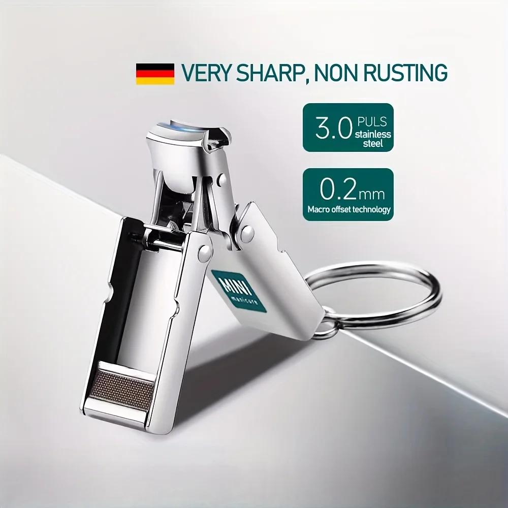 1 шт. Кусачки для ногтей Складные Портативные Дорожные Ножницы для ногтей Кусачки для ногтей Нержавеющая сталь Инструменты для маникюра