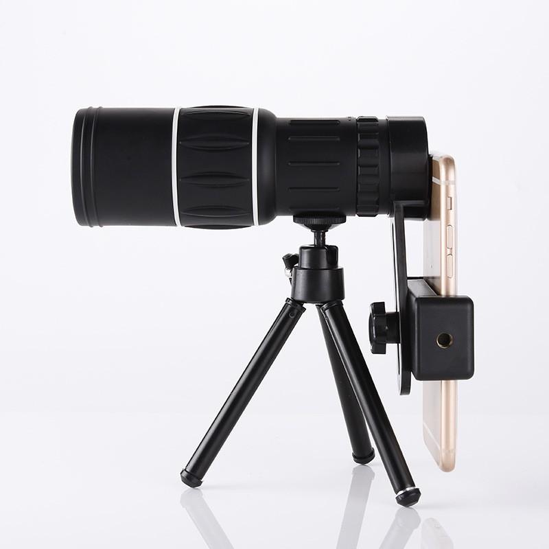 Portable Monocular Telescope 8x Magnification 52mm Objective Lens High Definition Wide Field Of View Outdoor Hiking Camping