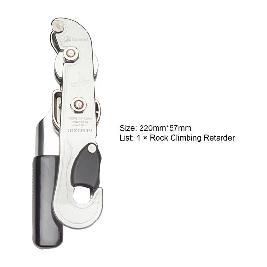 Rock Climbing Descender Portable Strong Load Bearing Wear-resistant Durable Stop Supplies