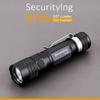 SecurityIng EF08 887 люмен IPX6 Водонепроницаемый с фокусировкой EDC фонарик для улицы / кемпинга / ночных прогулок с индикатором заряда
