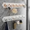 Self-Adhesive Hanger Wall Hook Strong Load-bearing Waterproof Multipurpose Towel Robe Hanger Bathroom