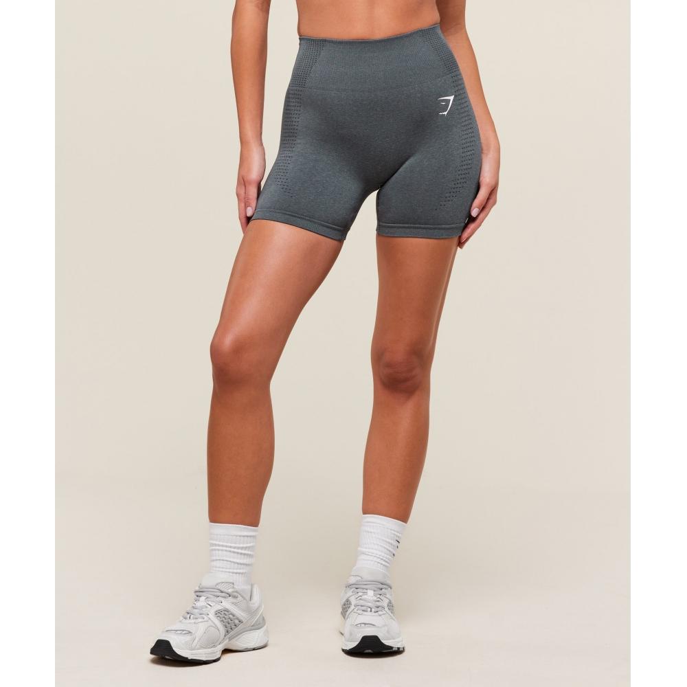 Gymshark Vital Sculpt Seamless Short Strong Grey Marl B3c4q Gcsv