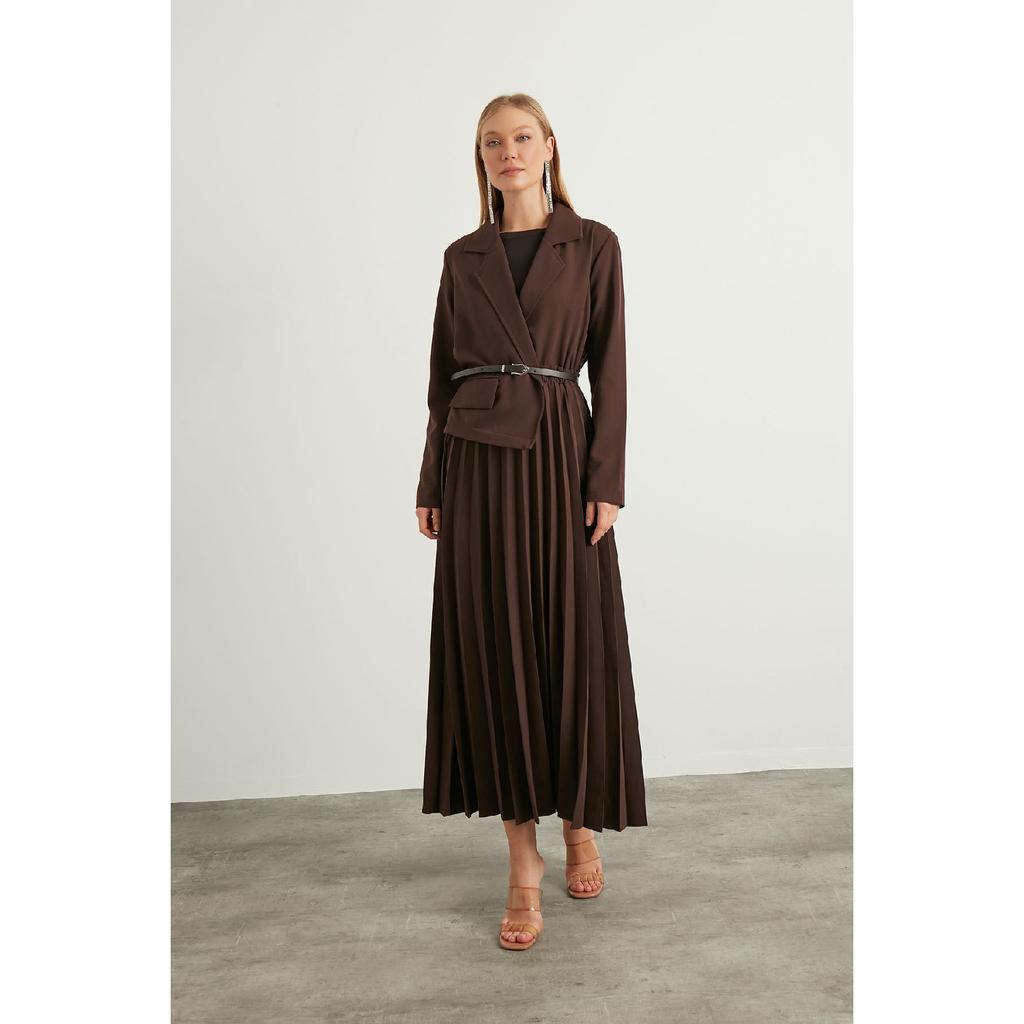 Темно-синее платье Aden