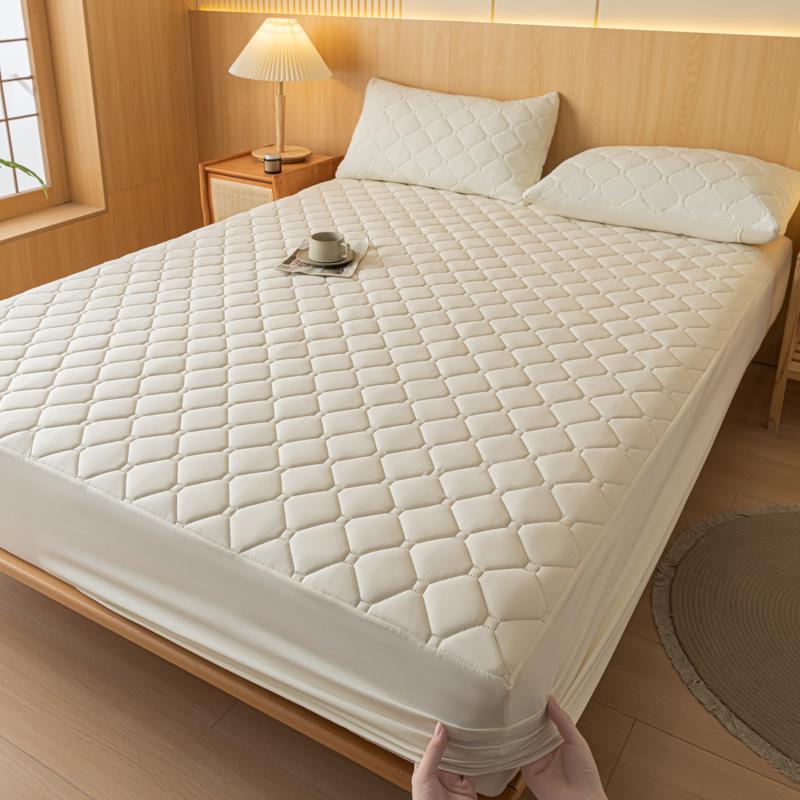 1шт серый чехол для матраса водонепроницаемые покрывала стеганые простыни на резинке утолщенные простыни для дома housses de matelas(Нет наволочки)