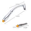 Shower Head Extension Arm Hand Adjustable Kit Chrome Sprinkle Parts ABS Dual-purpose Shower Handheld Nozzle Rod