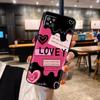 For Oppo Reno4 Z 5G Case Cute Cartoon Painted Black Silicone Soft TPU Back Cover For OPPO A92S Phone Back Bumper Shell Bag Coque