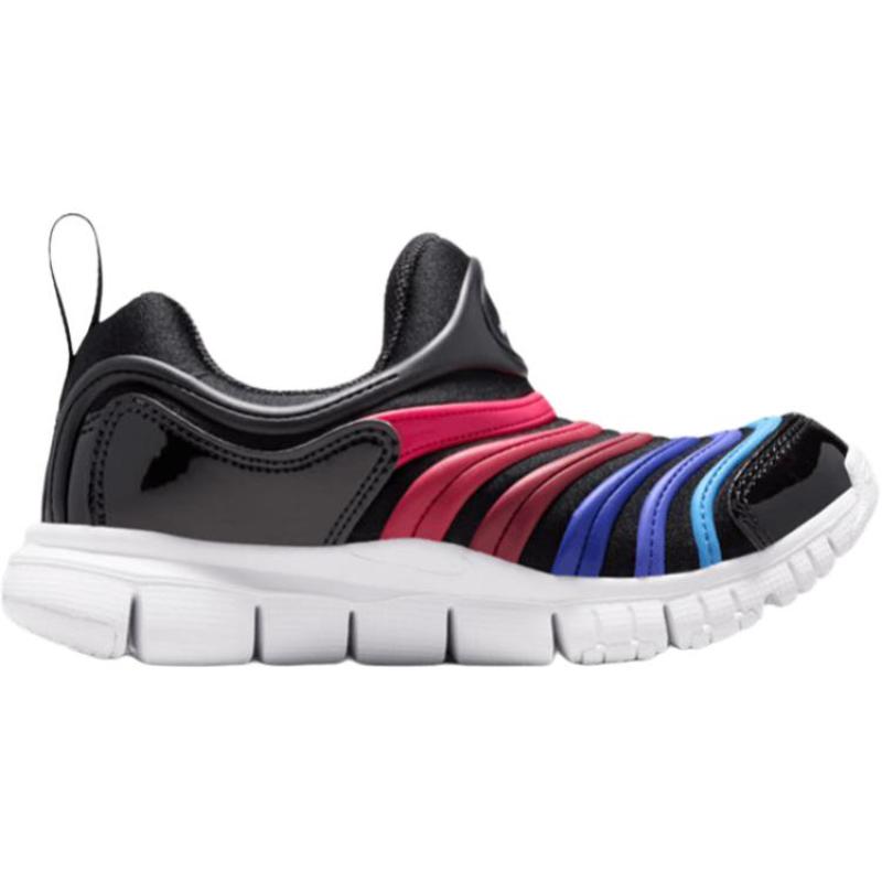 Nike Dynamo Free Abrasion Resistant Low Top Kids Lifestyle Shoes Black Children Aged 3 7 Years Old Sneakers 343738-031