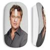 Wireless Mouse - MANIACASE - Brad Pitt - White - Wi-Fi - USB Key Included