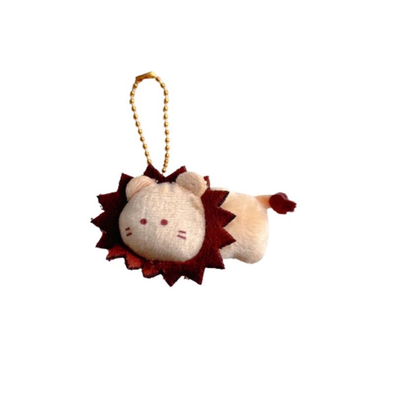 Милые плюшевые животные с глазами-бусинками, брелоки для зоопарка: слон, коала, панда, лев и другие!