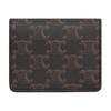 Celine Triomphe Classic Print Snap Closure Lambskin Wallet Women wallet Brown 10N062DB7-04LU