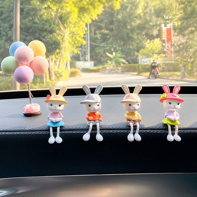 4 шт./компл. маленькие подвесные ножки кролика украшение для салона автомобиля настольное украшение