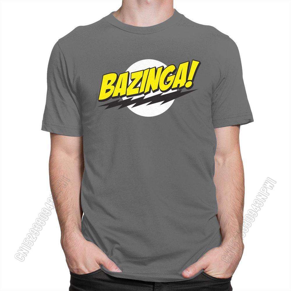 Футболка Bazinga The Big Bang Theory для мужчин, 100% хлопок, красивая футболка Sheldon Cooper