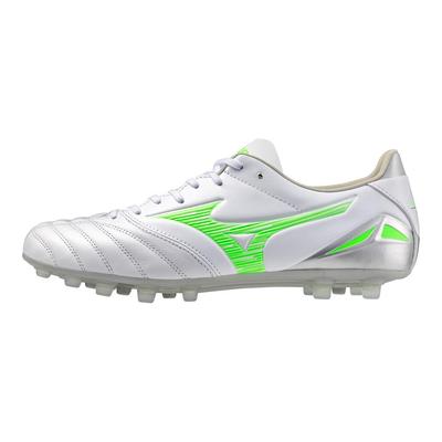 Morelia Neo 4 Pro Удобные AG (Резиновые короткие шипы) Нескользящие Прочные Футбольные Бутсы Унисекс Футбольные Бутсы Белый Зеленый P1GA253537