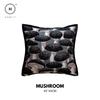 Homlly Noir Monochrome Decorative Pillow Cushion Cover (x2pcs)