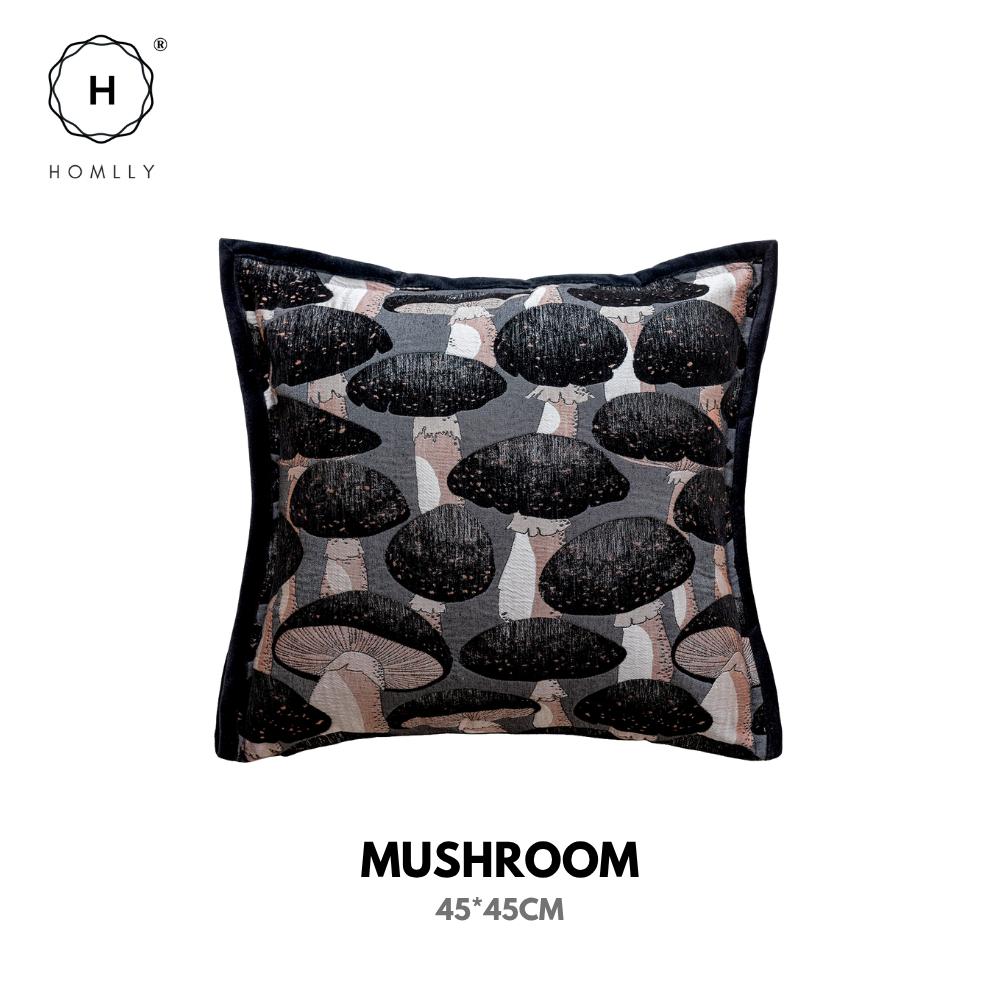 Homlly Noir Monochrome Decorative Pillow Cushion Cover (x2pcs)