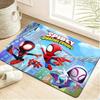 1 Marvel character printed large area Mat, cartoon anime print door mat suitable for living room, bedroom, outdoor balcony, en