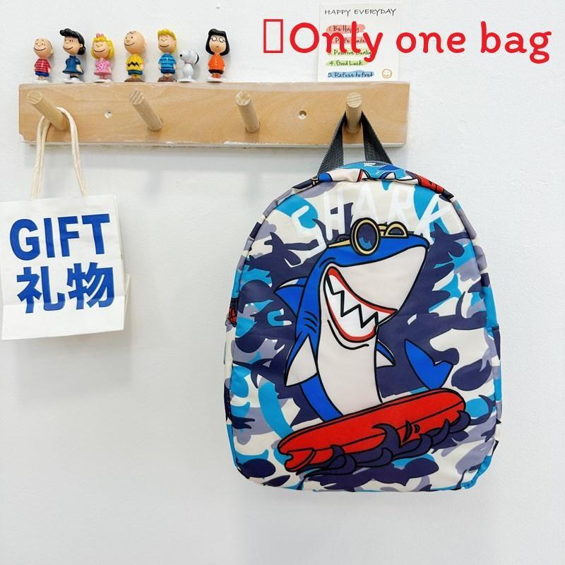 Рюкзак с узорами русалки, кошки, динозавра, акулы, дышащие нейлоновые лямки, плечевой