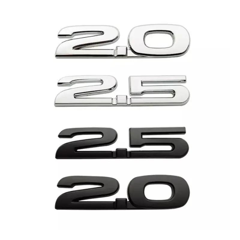 2.0 2.5 digital car stickers for Mazda tail rear trunk modification accessories displacement number body side decorative decals vzpgl12