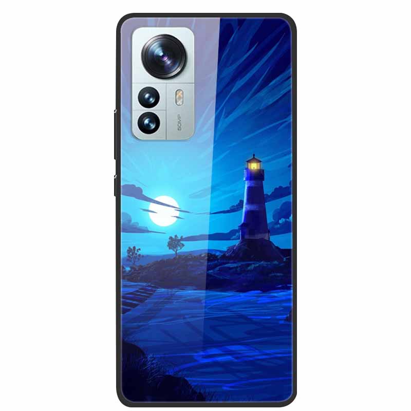 Чехлы из закаленного стекла для Xiaomi 12T 5G Чехол Жесткая задняя крышка телефона для Xiaomi 12T Pro Защитные корпуса Mi 12 T 12TPro 2022 Крутые