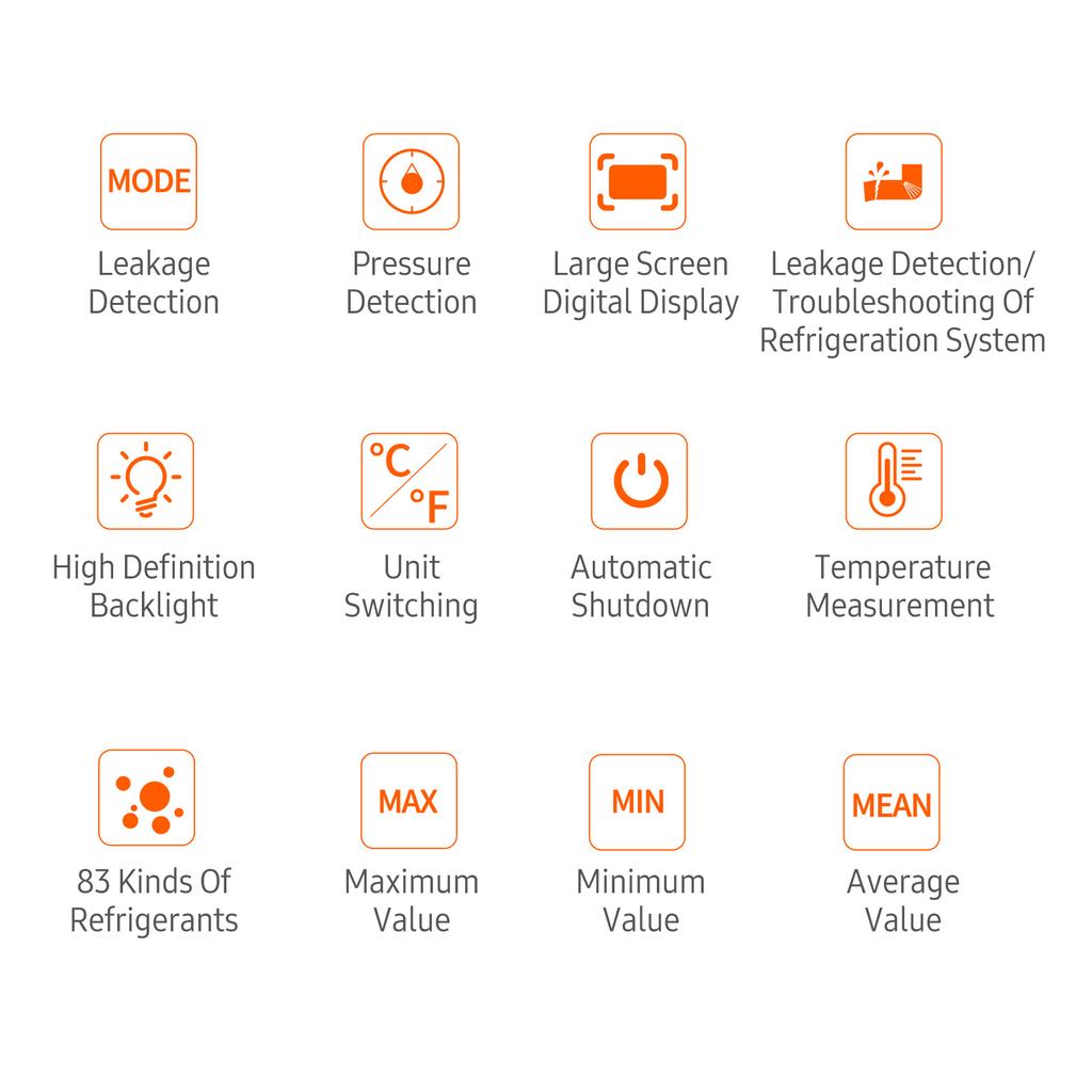 SMART SENSOR ST5750A Электронный манометр холодильной системы Цифровой манометр давления в коллекторе