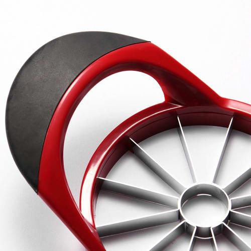 HengKe 12-Blade Apple Slicer and Corer with Ultra-Sharp Stainless Steel Blades and Ergonomic Plastic Handle, 3-in-1 Apple Slicer, Potato Slicer Cutter