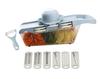 MENDNEG Slicer Vegetable Cooker Grater Julienne Slicer Vegetable Slicer Kitchen A La Mode Slicer Set (Blue)