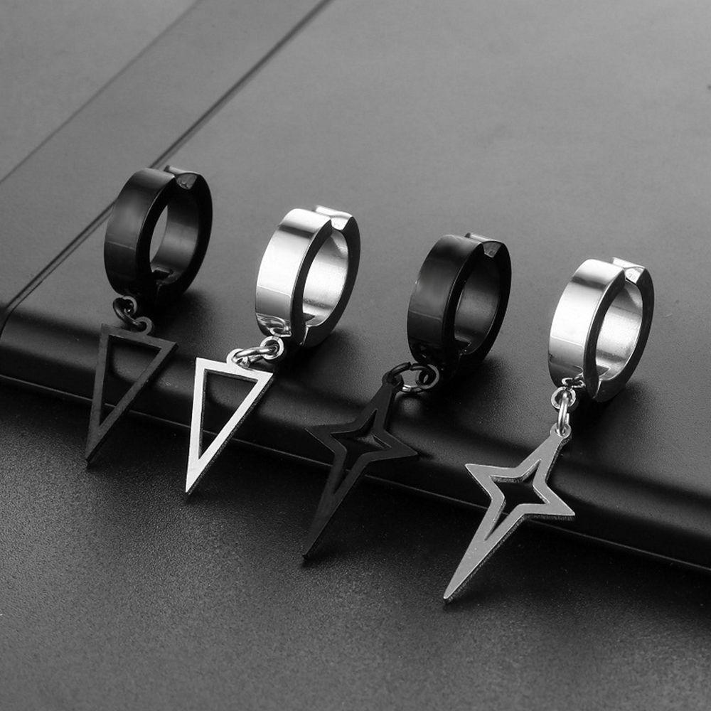 Drop Earring Female Korean Style Ear Cuff Non-Piercing Earring Cross Clip Earring Fashion Jewelry