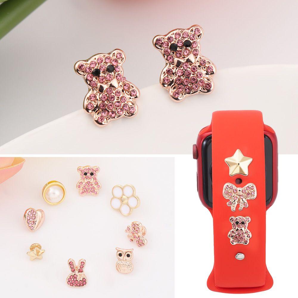 Орнамент для часов Ювелирные изделия Аксессуары Резиновый браслет Украшения Силиконовый ремешок Декоративные ногти