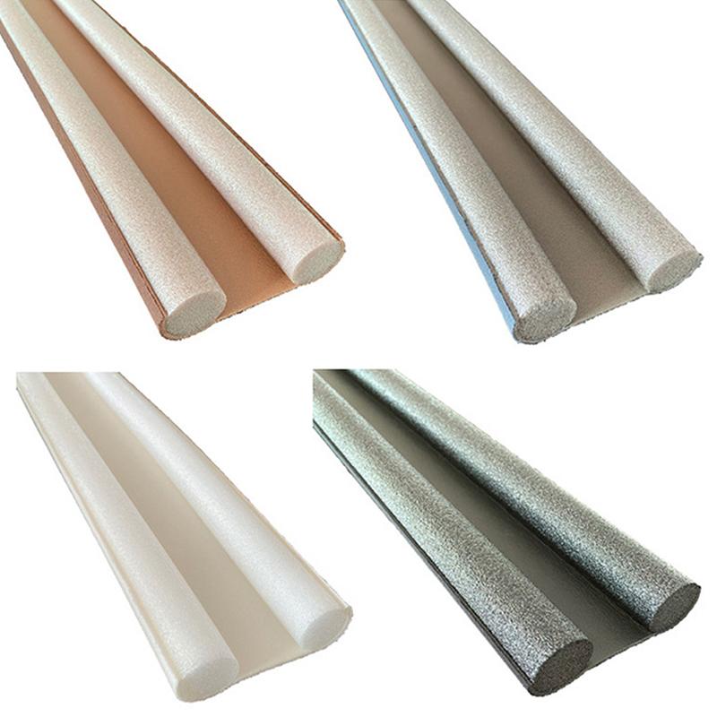 Flexible Door Bottom Sealing Strip Sound Proof Noise Reduction Door Stopper 93Cm