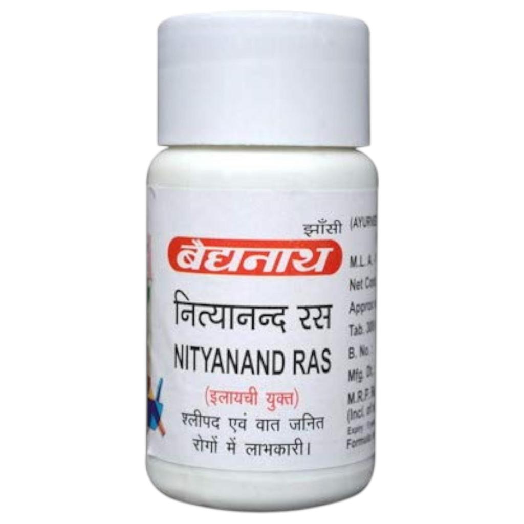 Baidyanath Nityanand Ras Tamra Yukta Tablets 40 X Pack of 2 for Daily Wellness Support