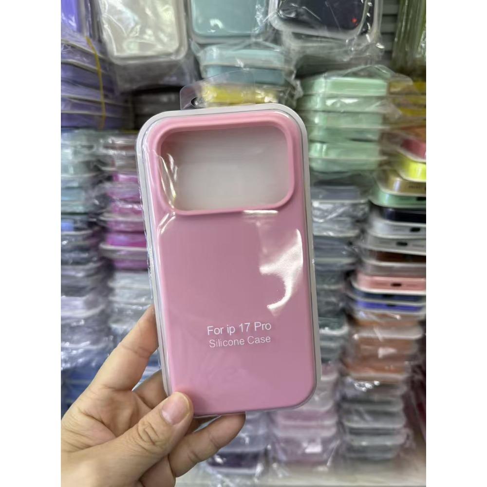 Стиль INS Конфетный Цвет Жидкий Силикон Ощущение Кожи Чехол Для iPhone 17 Pro Max 16 15 14 Защита Камеры Сенсорной Кнопки С Коробкой Противоударный Нескользящий Чехол