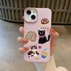 Cartoon Toast Cat for Apple 16 Mobile Phone Case for IPhone 15 New Model 14plus13promax All Inclusive 12