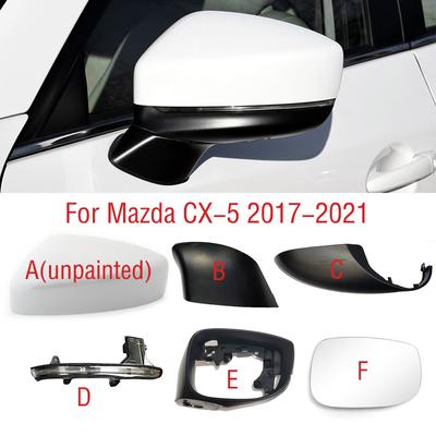 Для Mazda CX-5 CX5 2017 2018 боковая рамка зеркала нижняя крышка зеркало заднего вида стекло указателя поворота