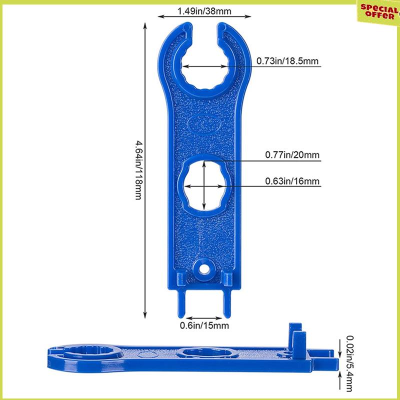 A34R 12PCS Solar Connector Tool Wrenches, Solar Panel Connector Assembly Tool For  Connectors,Plastic Solar Wrench Spanner