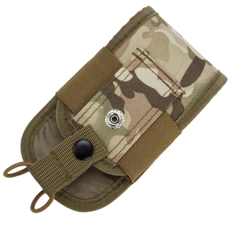Outdoor Tactical Radio Walkie Talkie Bag Portable Interphone Pocket Camo Nylon